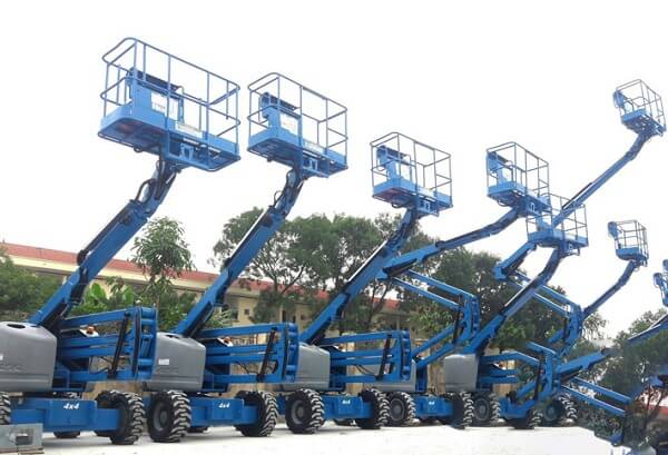Xe nâng người Boom Lift cho thuê tại Hải Phòng