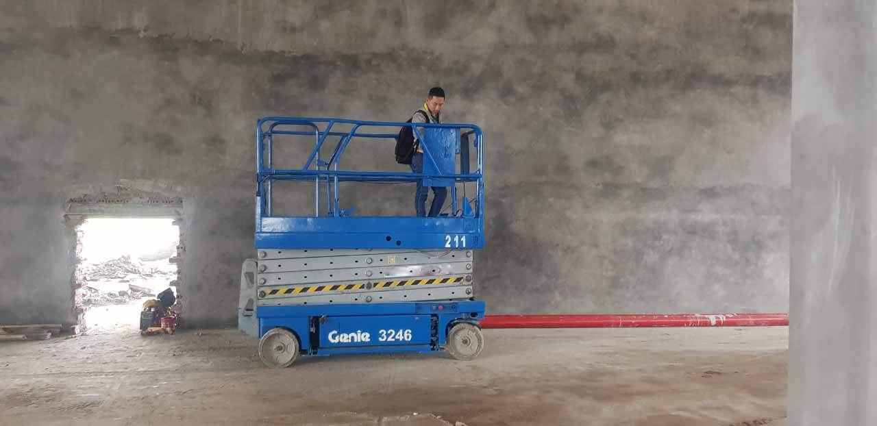 Thuê xe nâng người làm nhà xưởng Hải Phòng