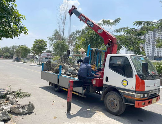 Cho thuê xe cẩu tự hành tại Hải Phòng