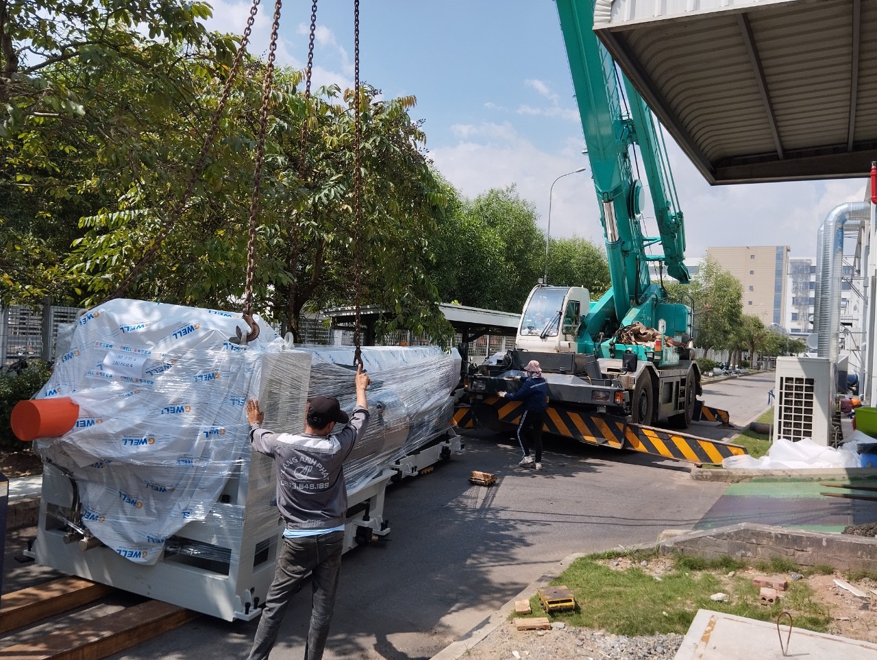 Cho thuê xe cẩu hàng tại Hải Phòng giá rẻ